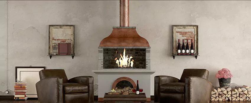 Thelin Hearth Products Providence Pellet Insert Fireplace Installation in Benbrook, TX