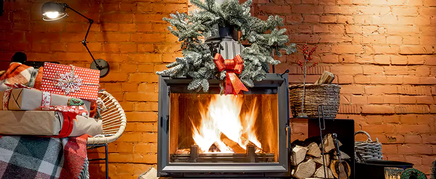 Travis Industries Linear Gas Fireplace Installation in Benbrook, Texas