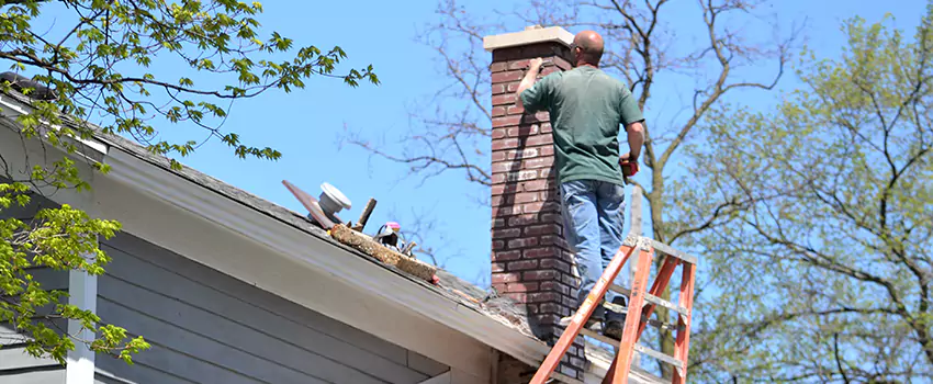 Vinyl and PVC Chimney Flashing Installation in Benbrook, TX