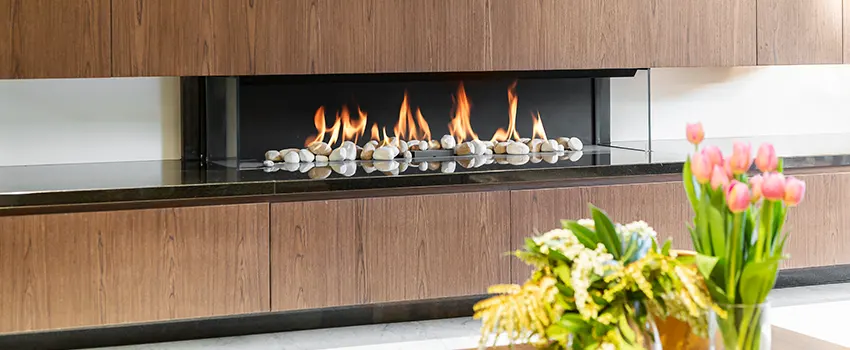Double-height Fireplace Design Refurbishment in Benbrook, Texas